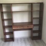 kitaplıklı çalışma masası